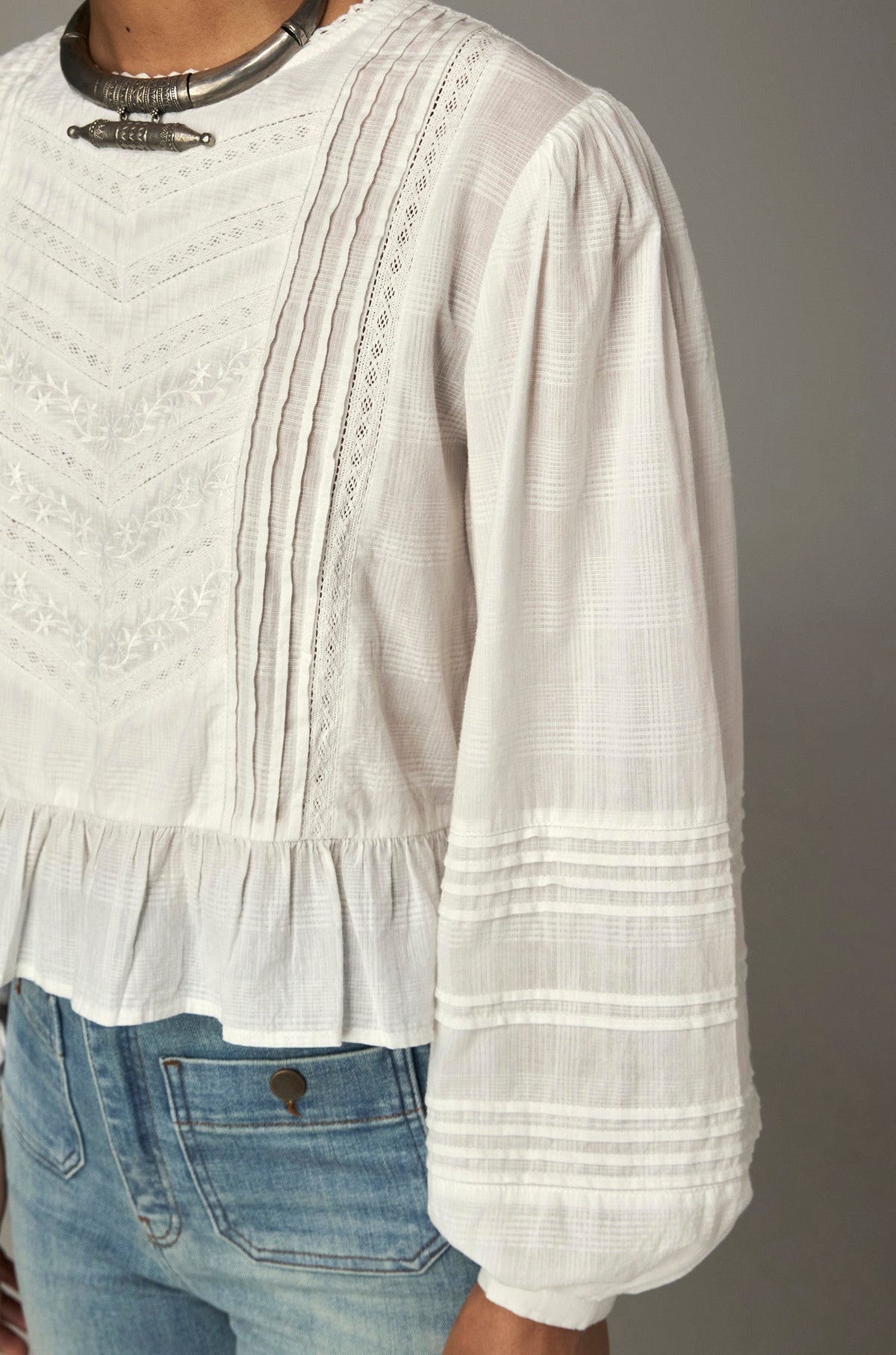 Blusa Mildred hueso