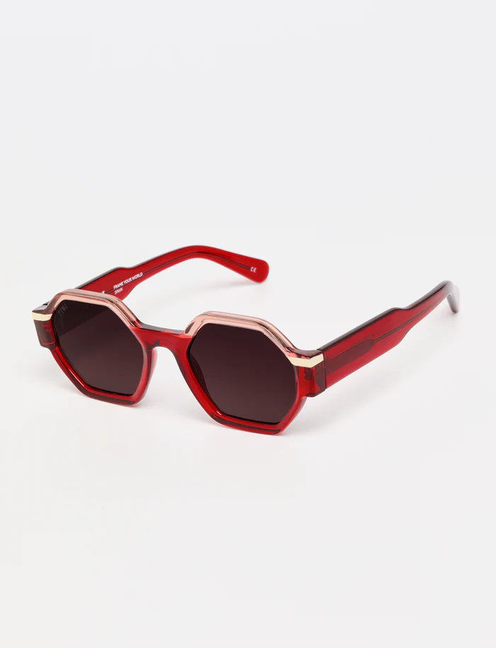 VALETTE JR. II Shiny Tricolor Red / Pink / Beige