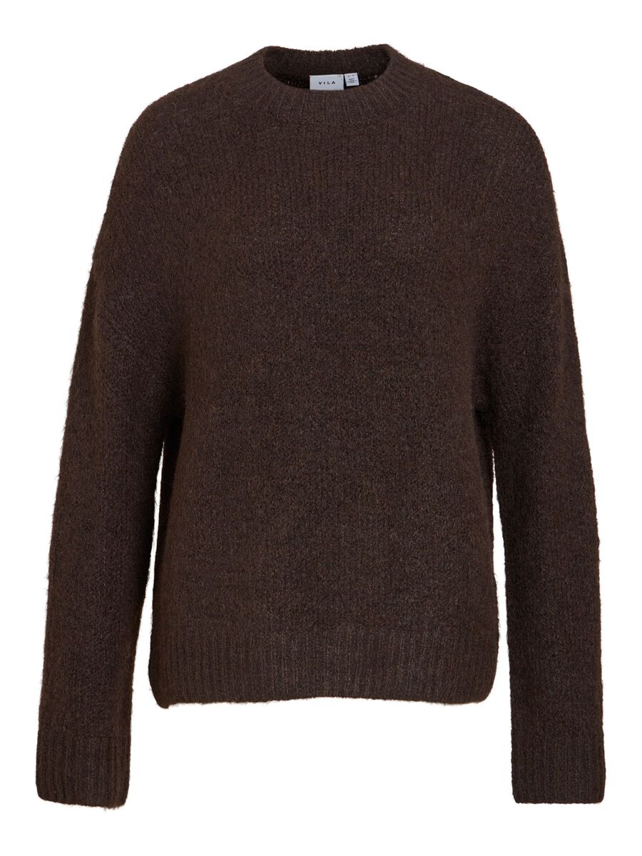 Jersey marrón Paola cuello caja
