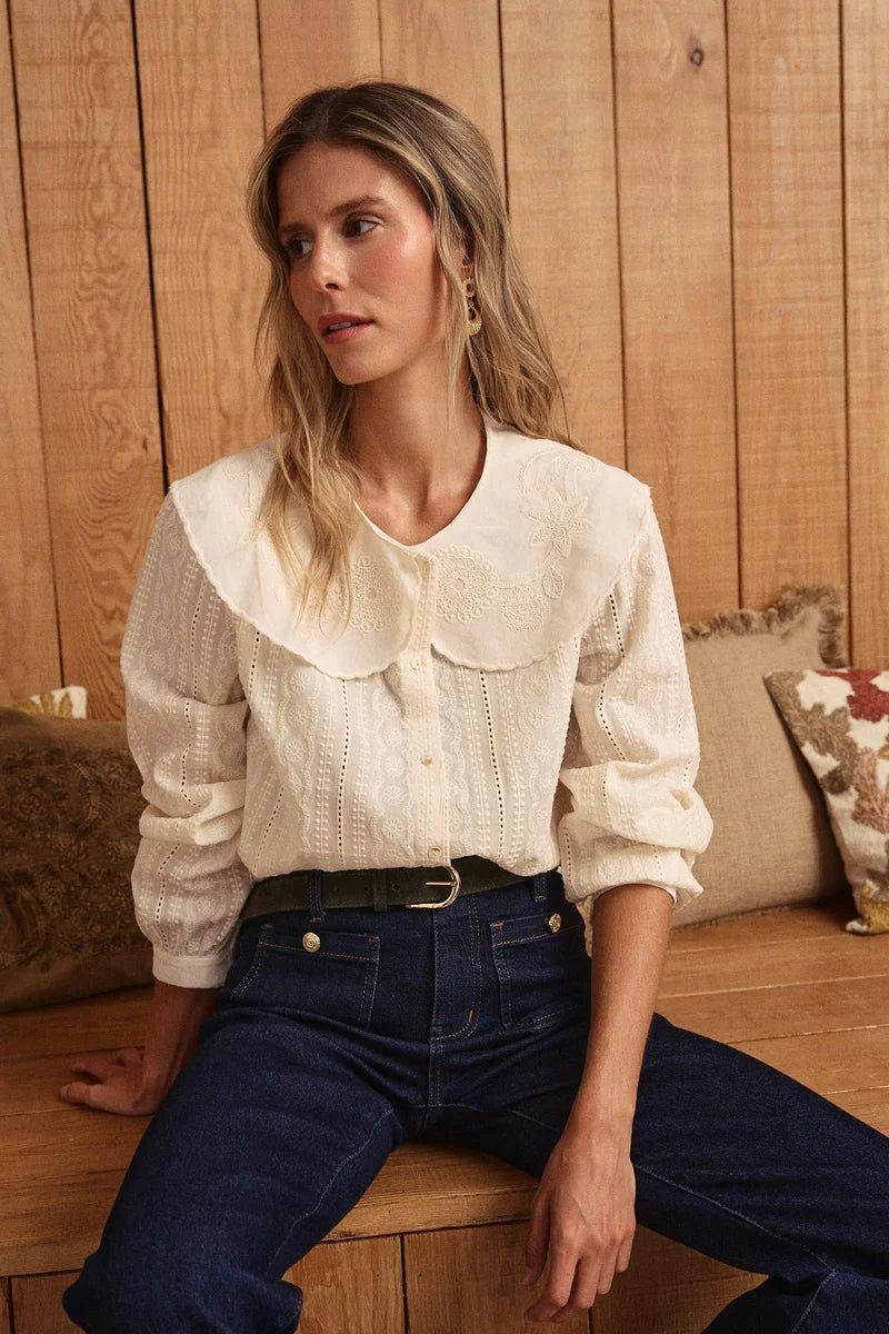 Camisa cuello Genoveva