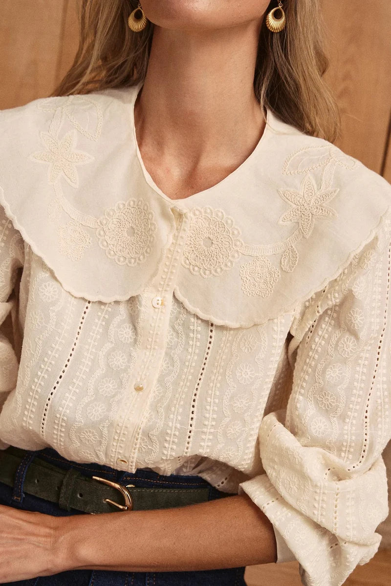 Camisa cuello Genoveva
