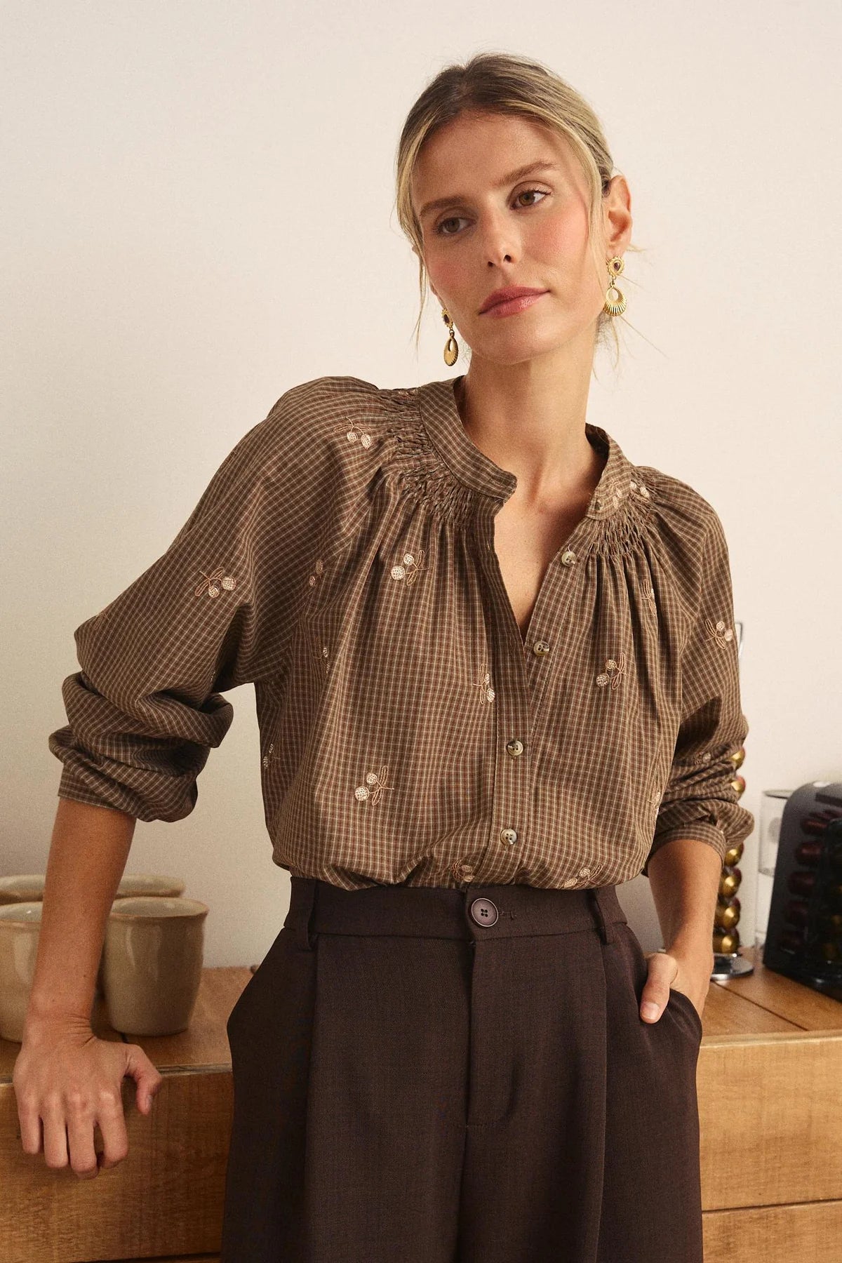 Camisa cuadros Suzette