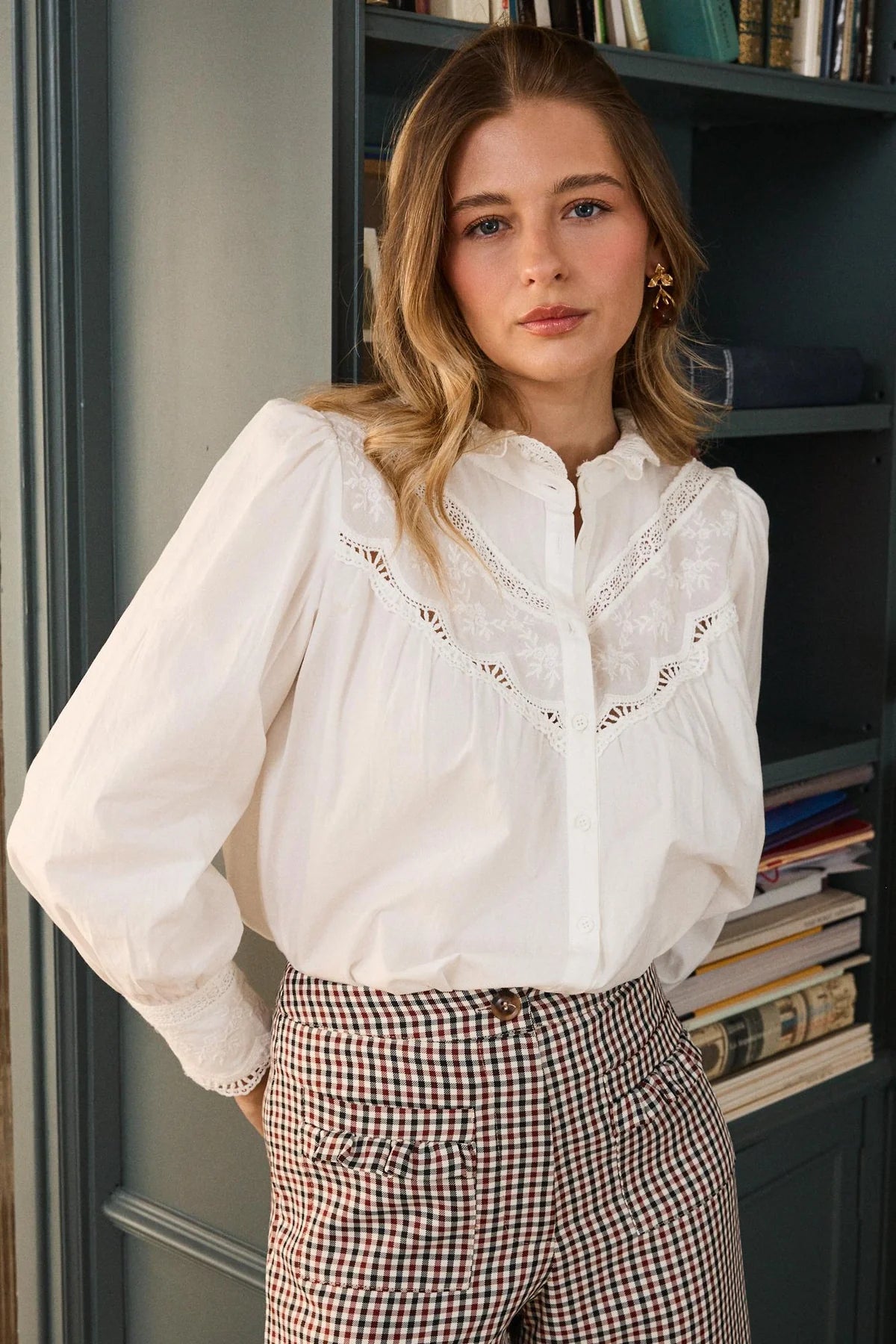 Camisa bordada Paulina
