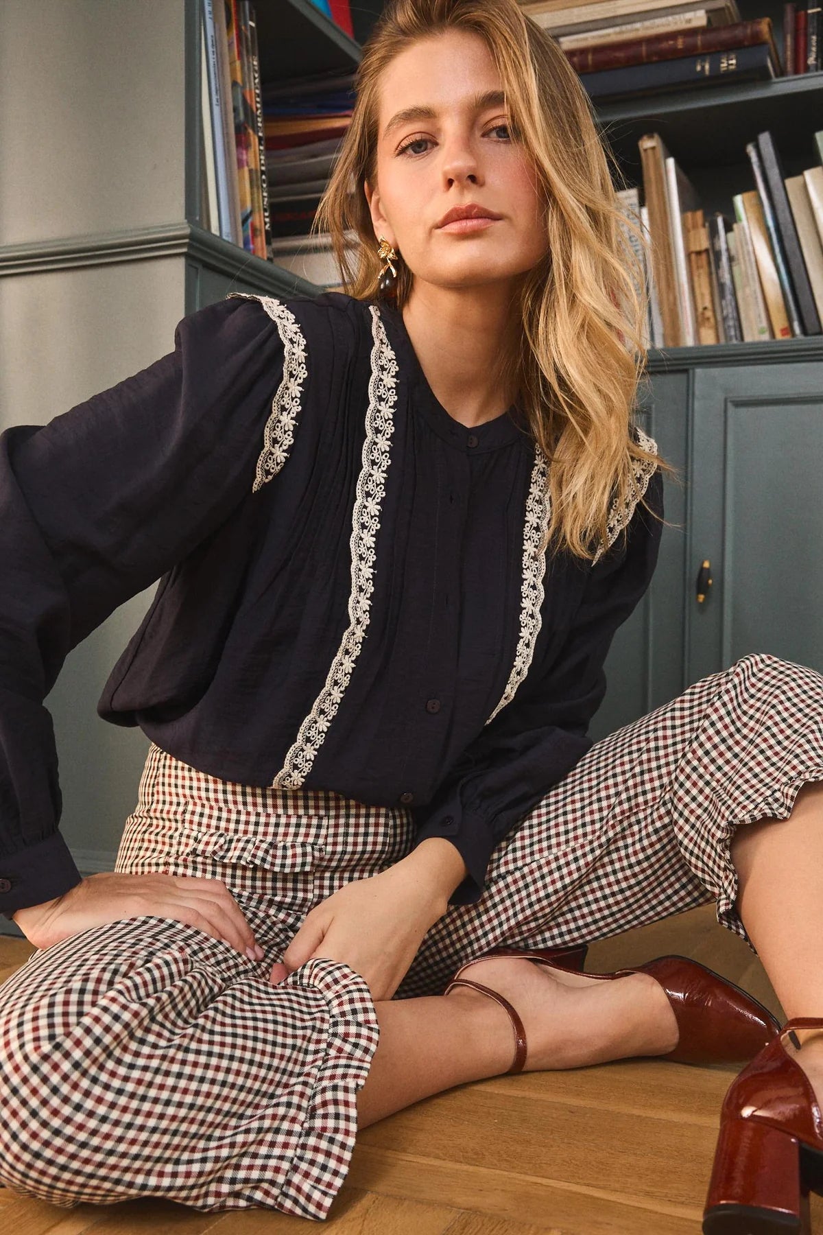 Camisa marino Danila