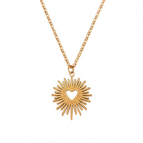 Collar corazón ajustable