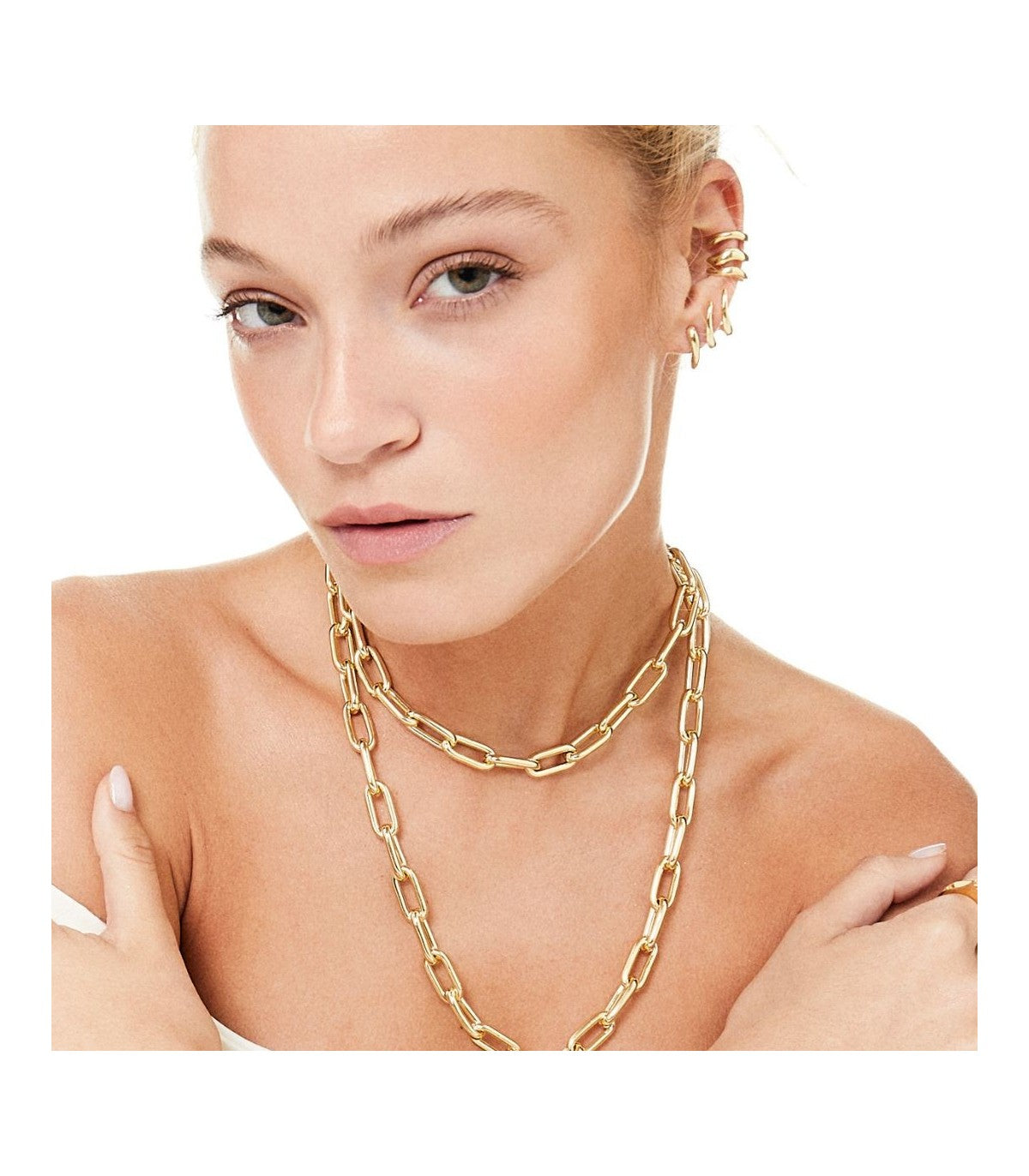 Esrcuff de plata triple aro