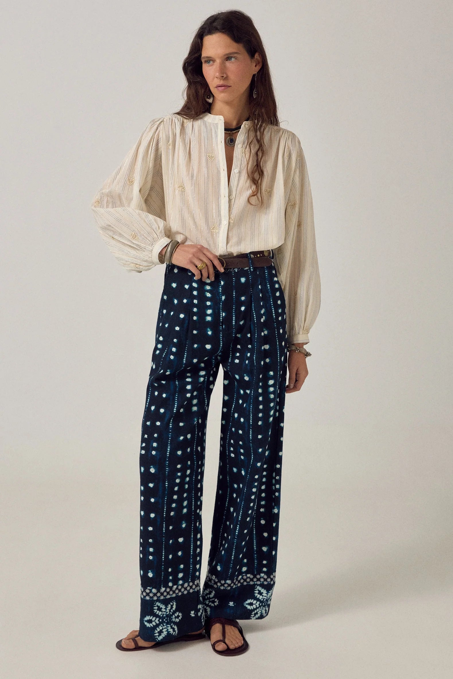 Caroline blouse starry white