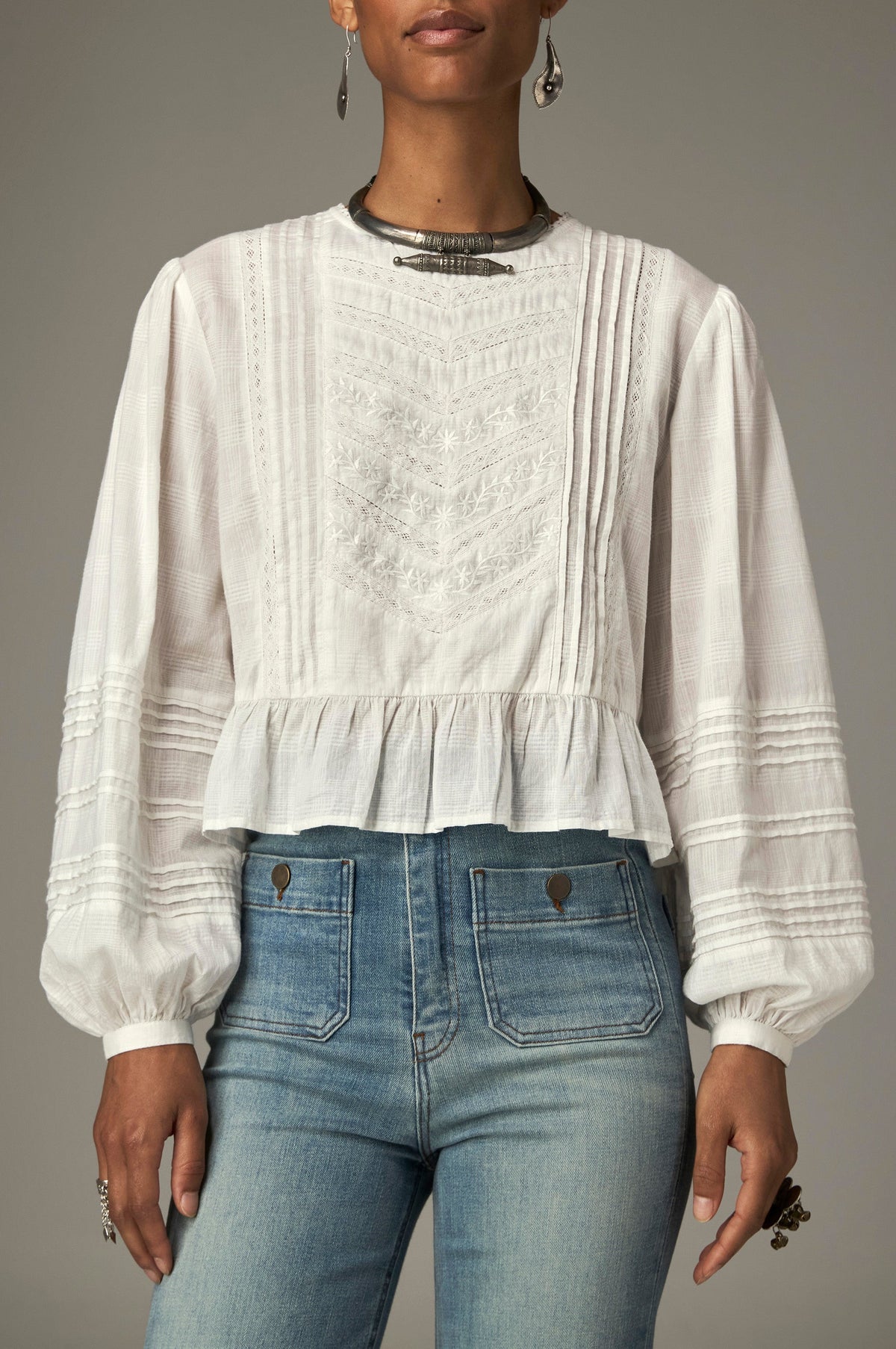 Blusa Mildred hueso