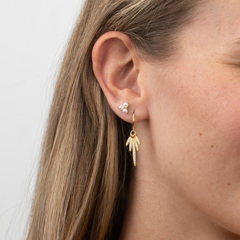 Pendientes Nayeli gold
