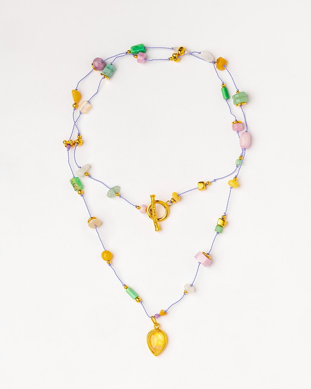 Collar Harper con piedras naturales