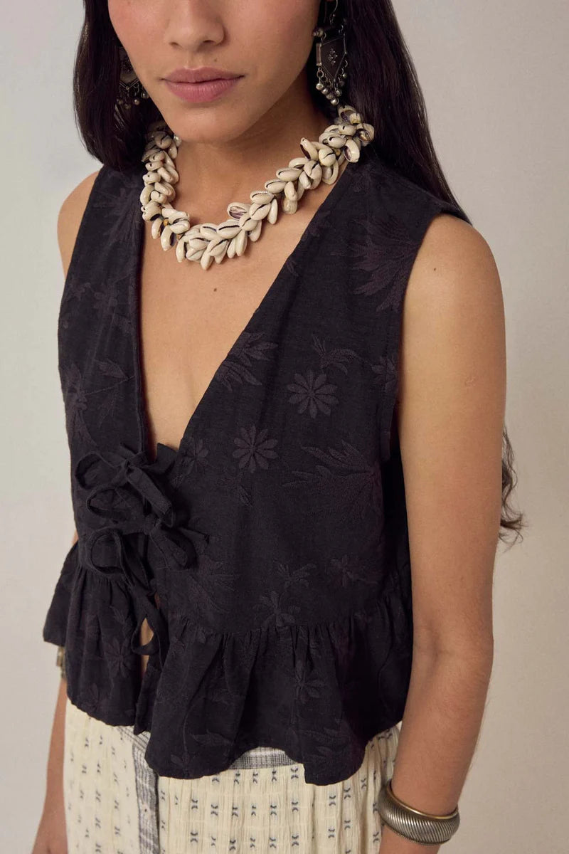 ZHOU VEST Mandarin Onyx