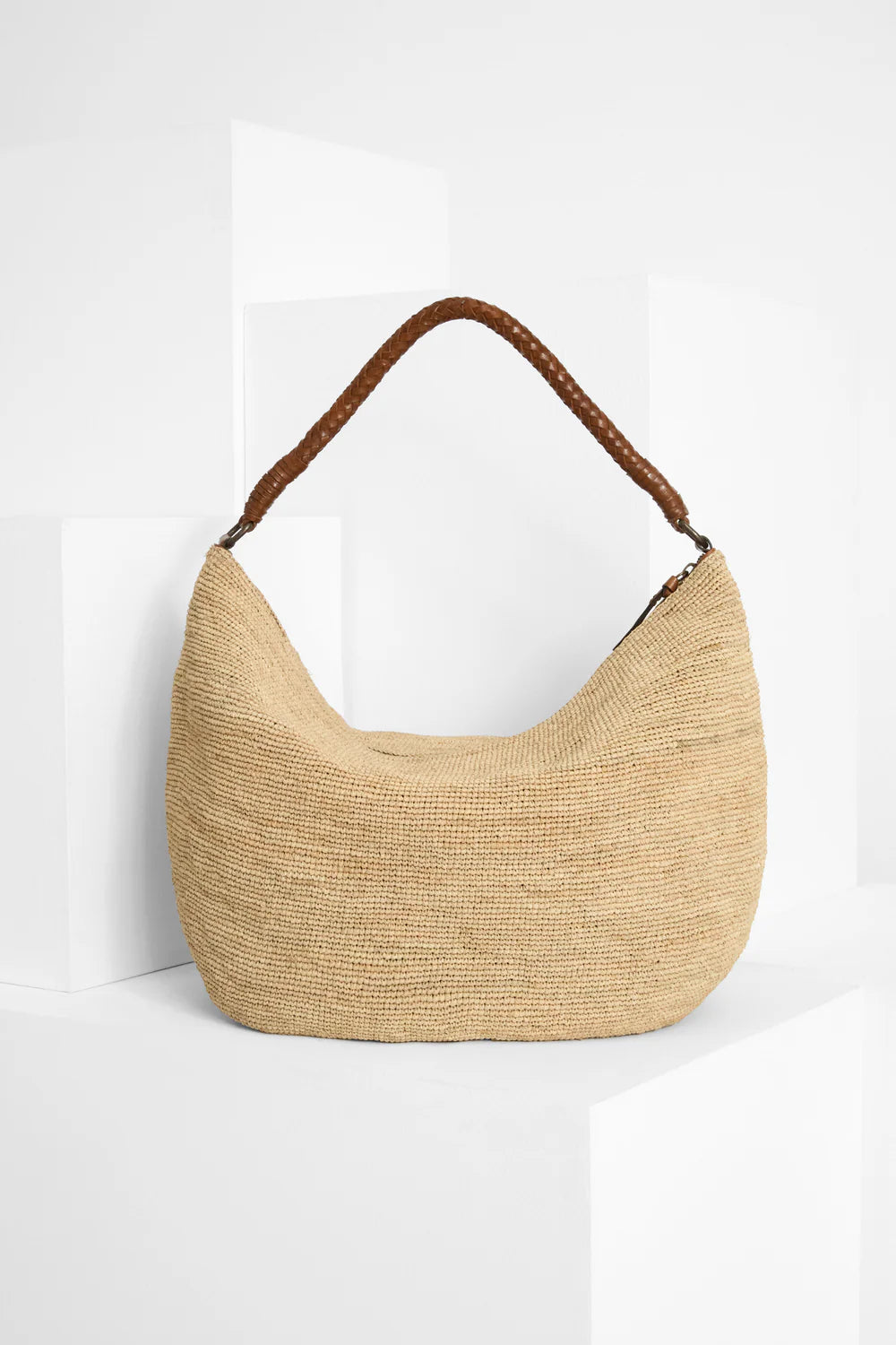 TEA UTOPIA BOLSO HOBO DE RAFIA