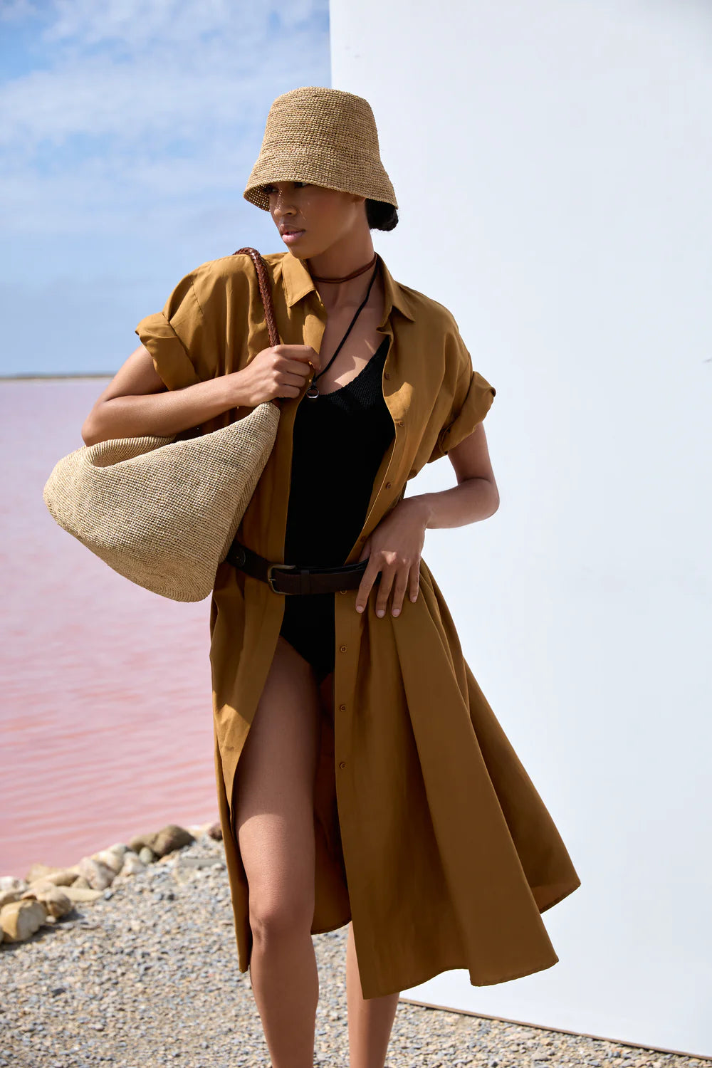 TEA UTOPIA BOLSO HOBO DE RAFIA
