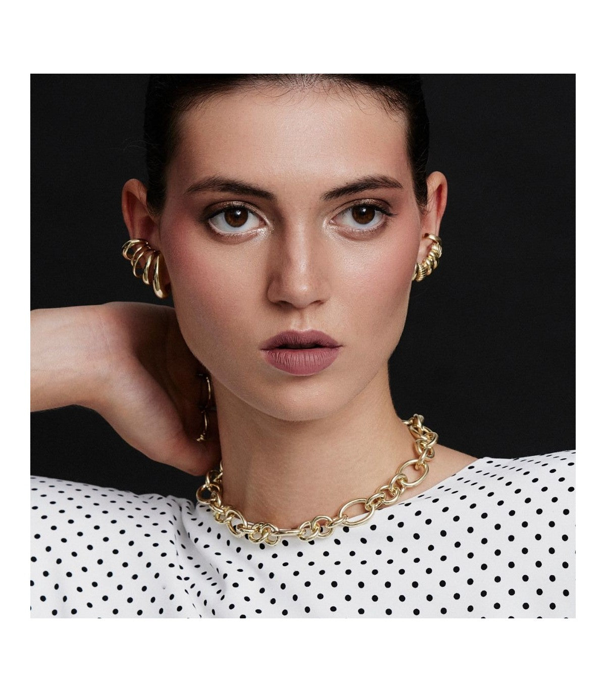 Choker de plata con eslabones