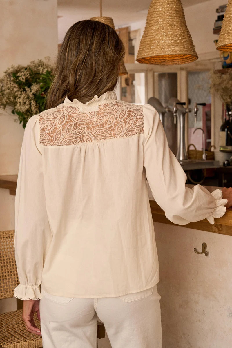 Blusa blanca Eline