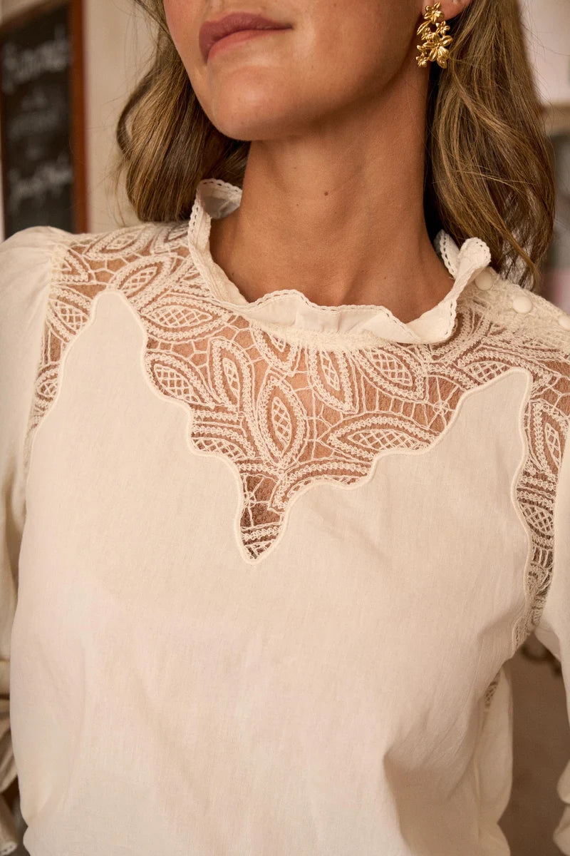 Blusa blanca Eline
