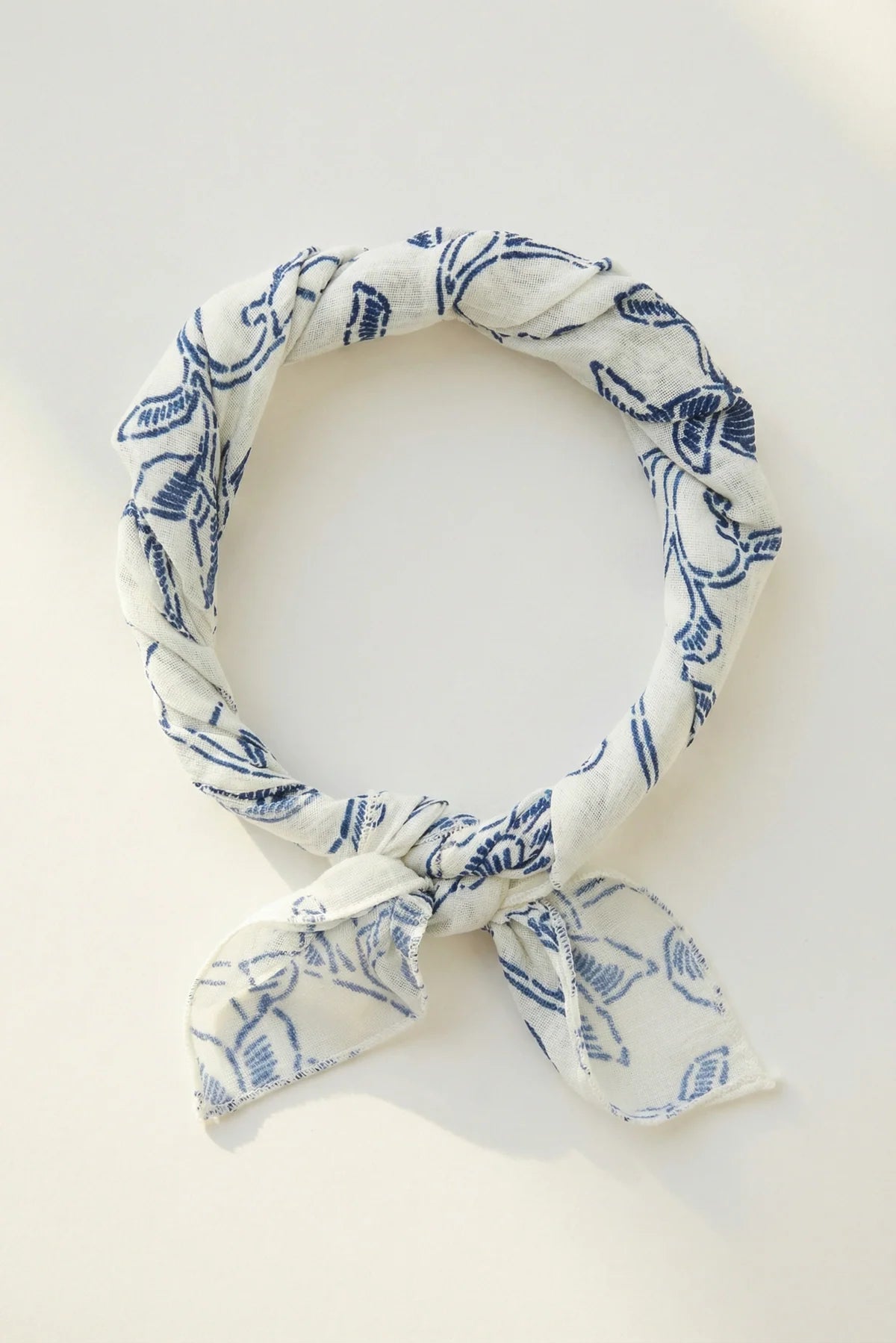 ALLAN SCARF White Fuji