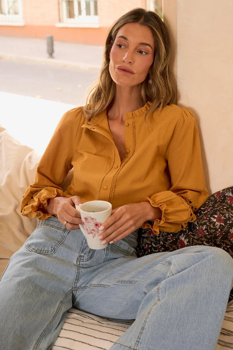 Camisa troquelad Inma