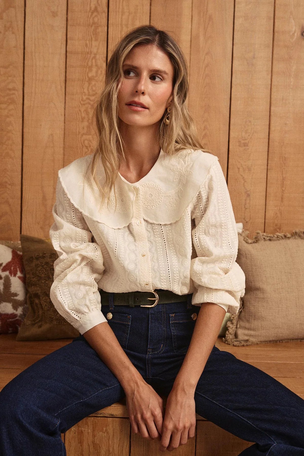 Camisa cuello Genoveva