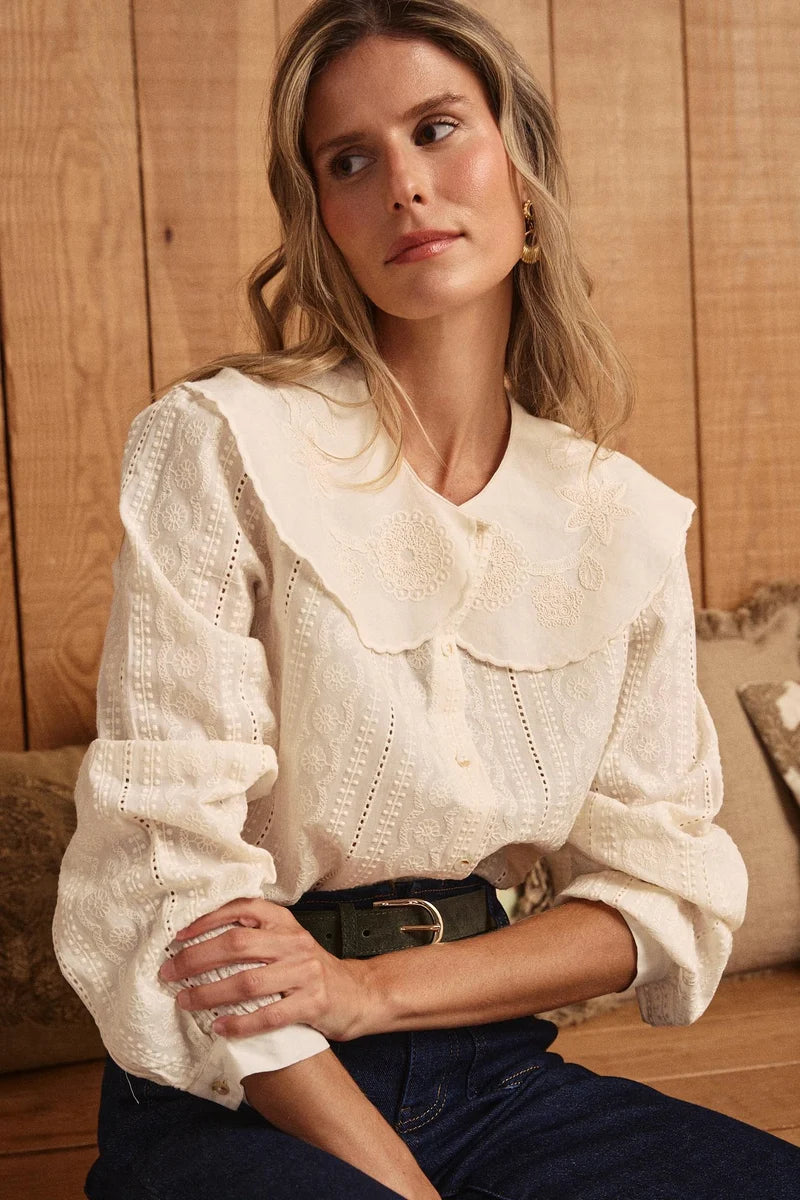 Camisa cuello Genoveva