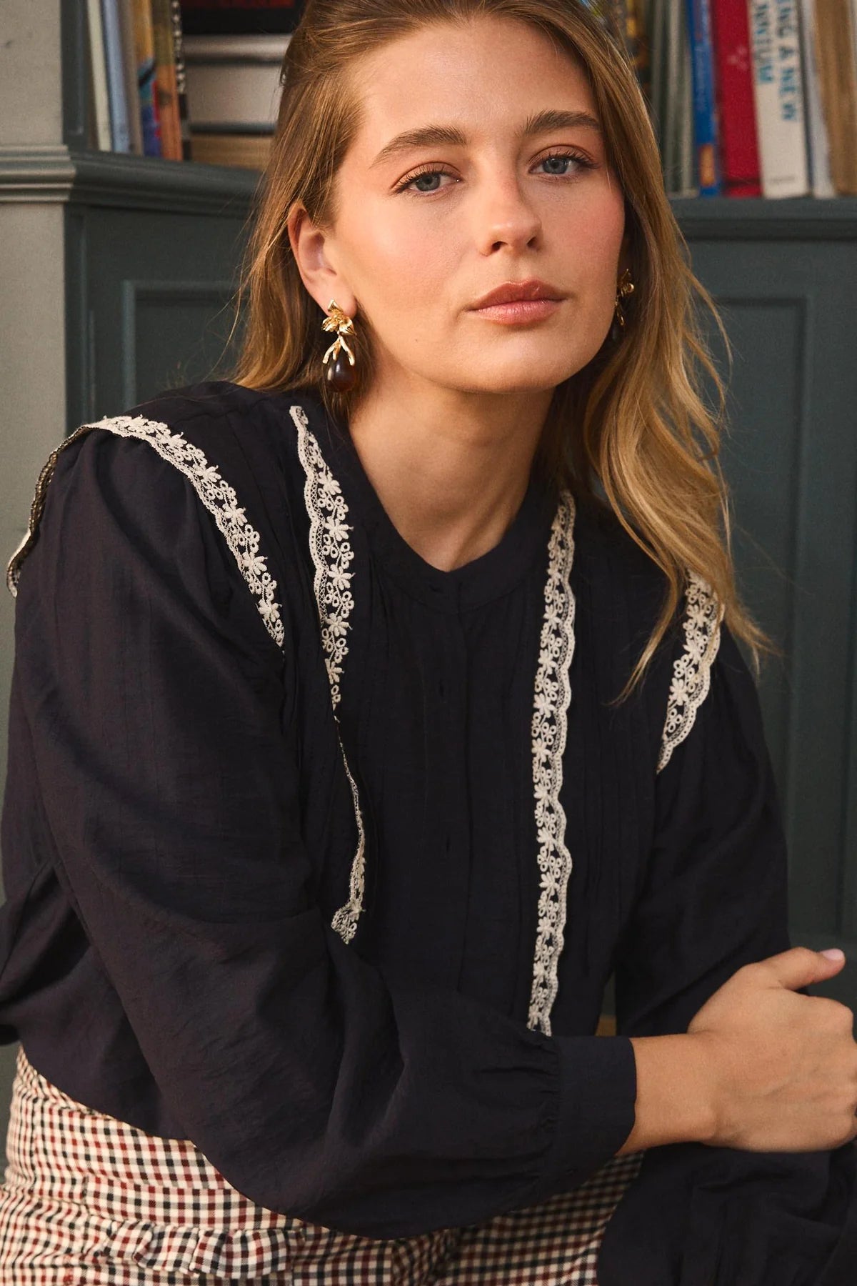 Camisa marino Danila