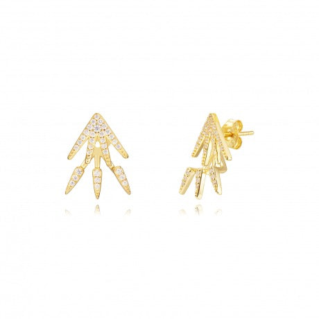 Pendientes ear cuffs gold