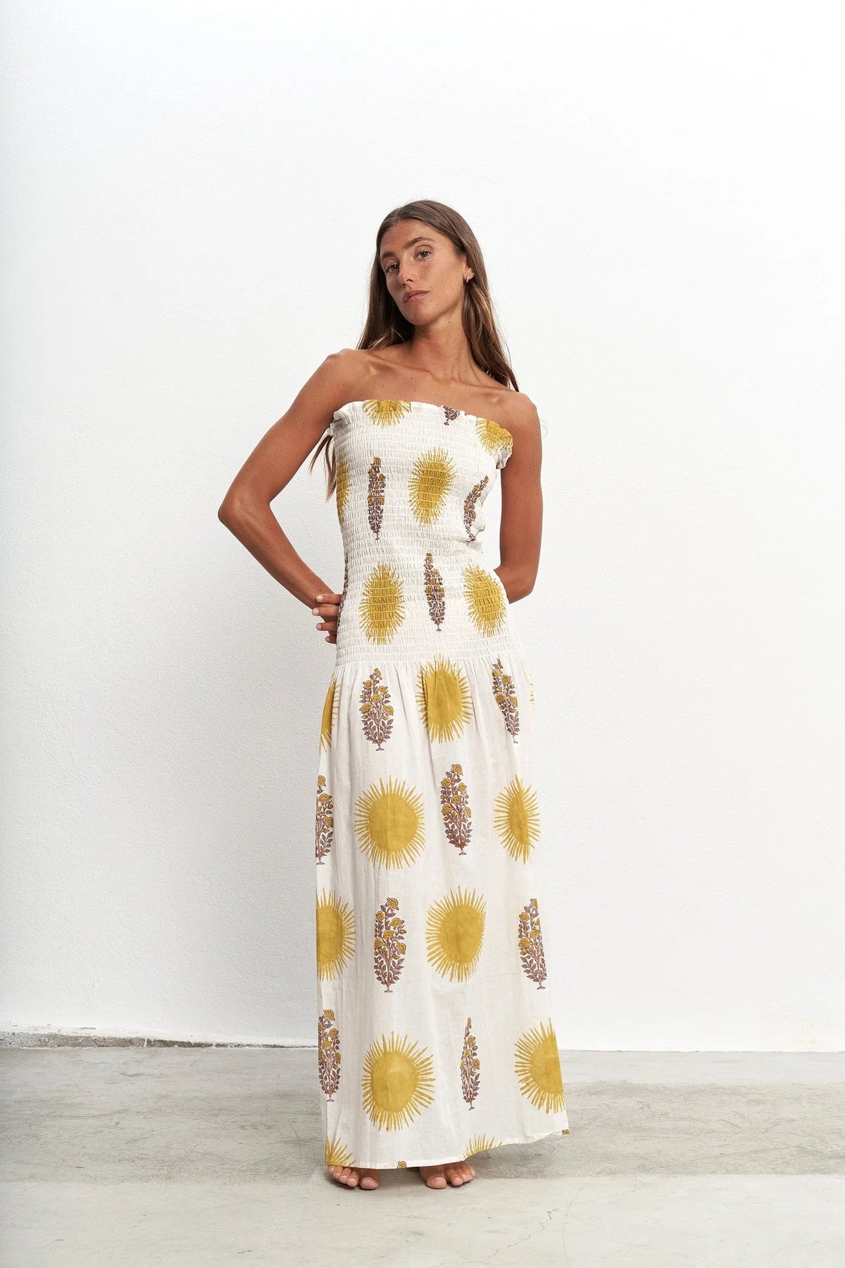 Mafalda strapless dress
