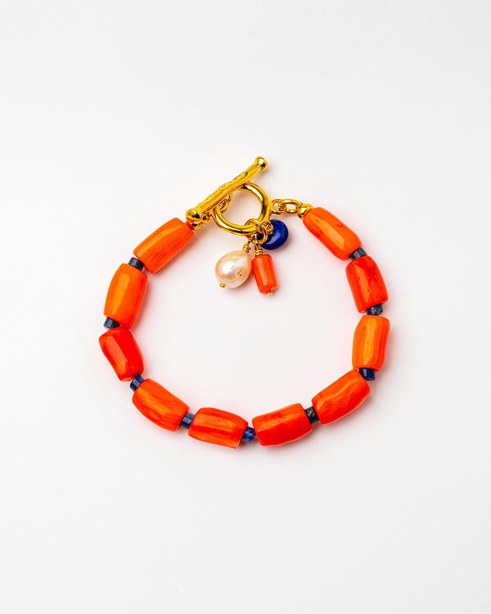 Pulsera Layla con coral