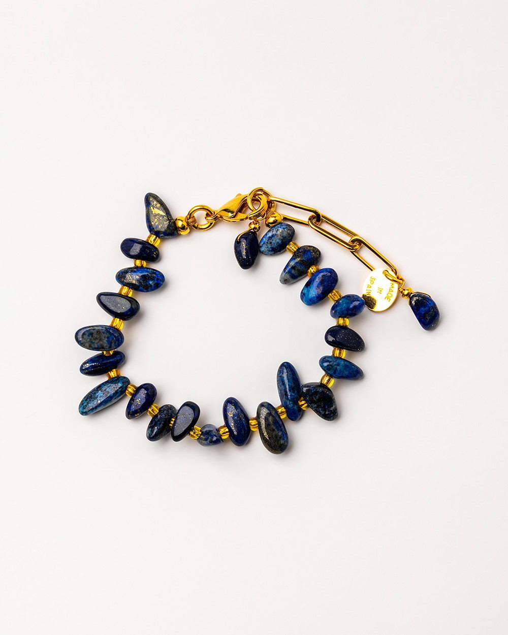 Pulsera con lapislázuli
